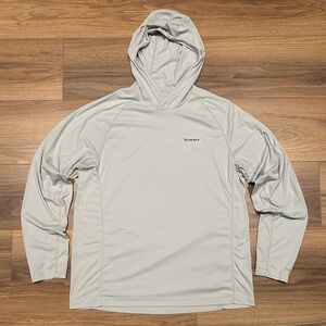 Simms Sun Hoodie in Gray Size Large